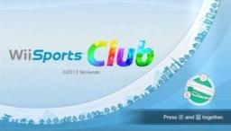 Wii Sports Club Title Screen
